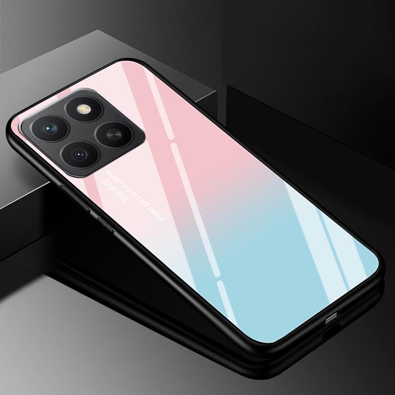 Tempered Glass Phone Case For Honor 400 Smart Luxury Hard Back Bumper Cover for Honor 400 Smart LGN-NX1 X6C X7D 4G 5G Capa