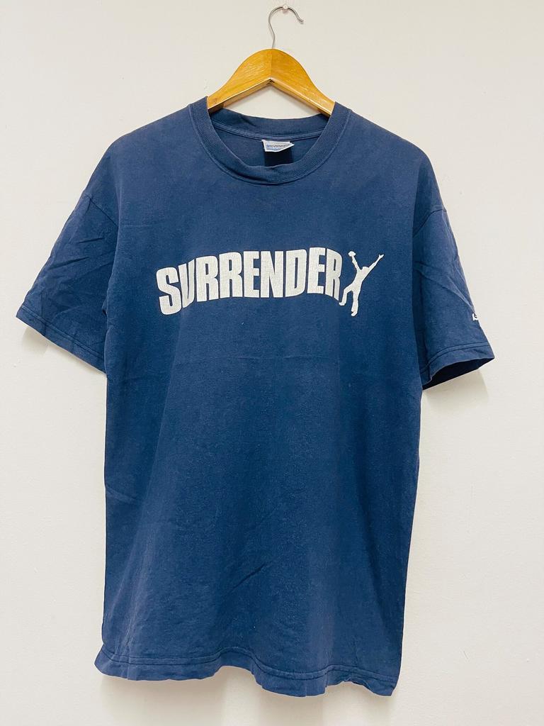 Vintage anni '90 The Chemical Brothers : Surrender 1999 T-Shirt Musicale Elettronica Duo / Dub / Disk Jockey / Danza / Musica Trance / Blu / M / OG