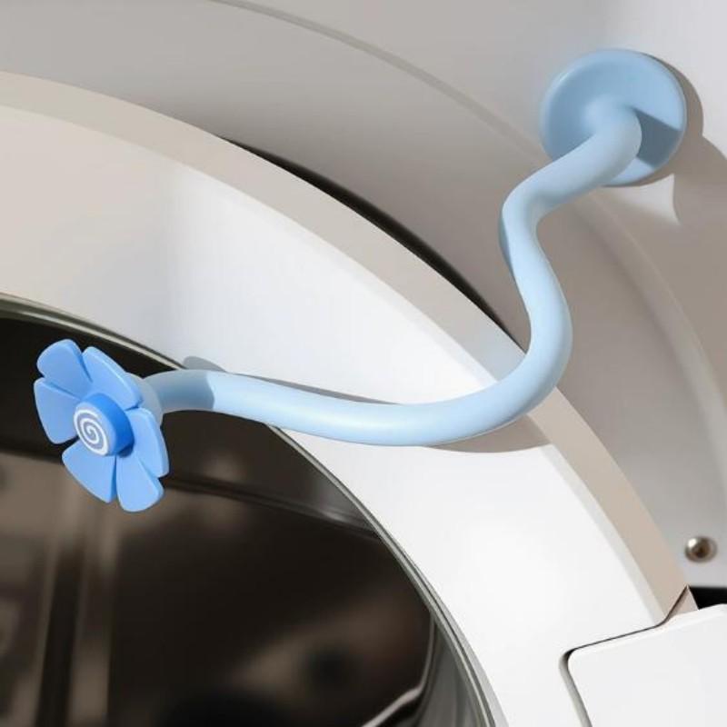 

Washing Machine Door Holder Flower Vent Clip 1pcs pack небесно-голубой