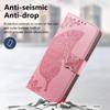 For Motorola Moto G86 Power 5G Case with Strap Butterfly Pattern PU Leather Wallet Phone Cover