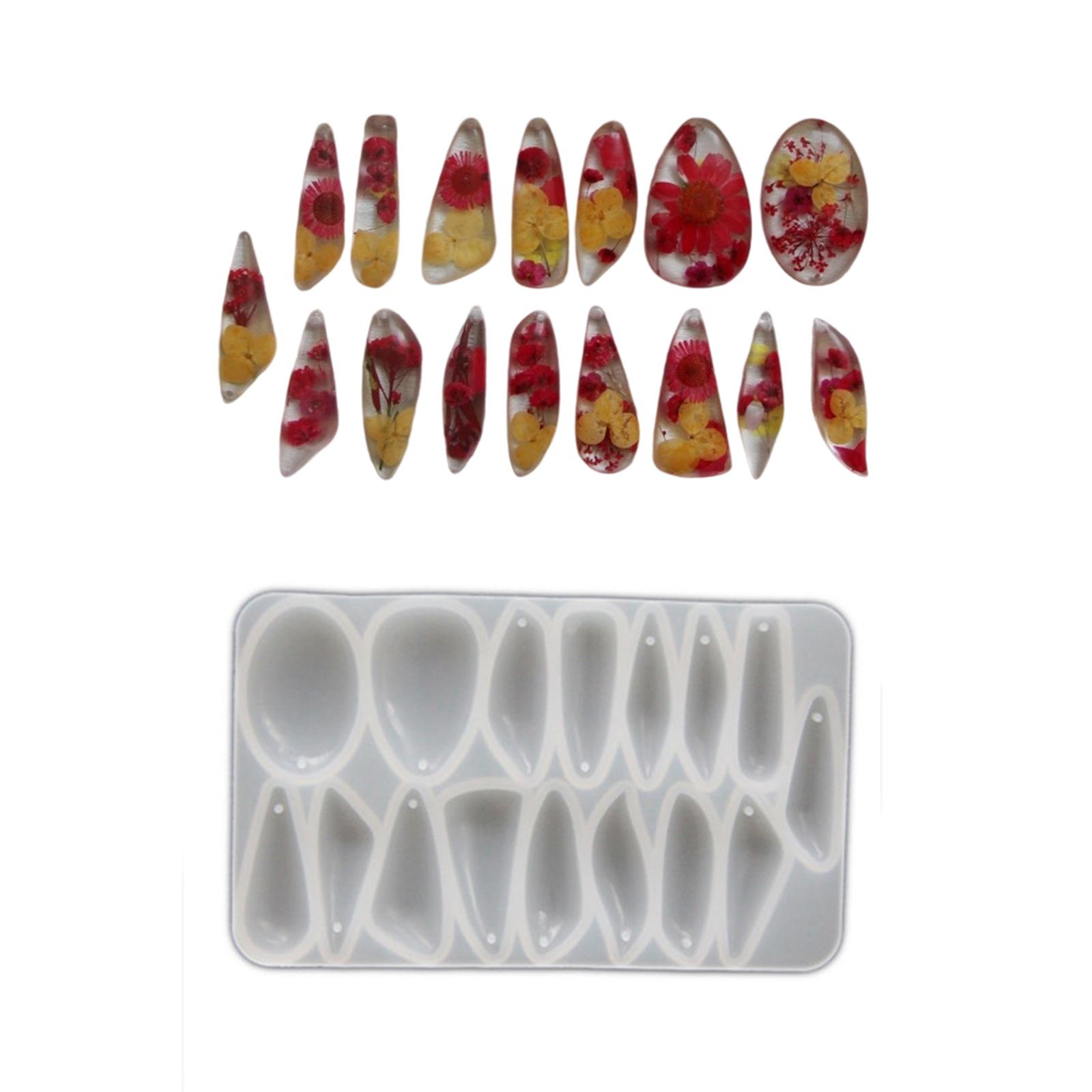 

Гибкие силиконовые формы Каплевидные аксессуары Форма для эпоксидной смолы Форма для подвески-орнамента Инструмент для изготовления ювелирных изделий S