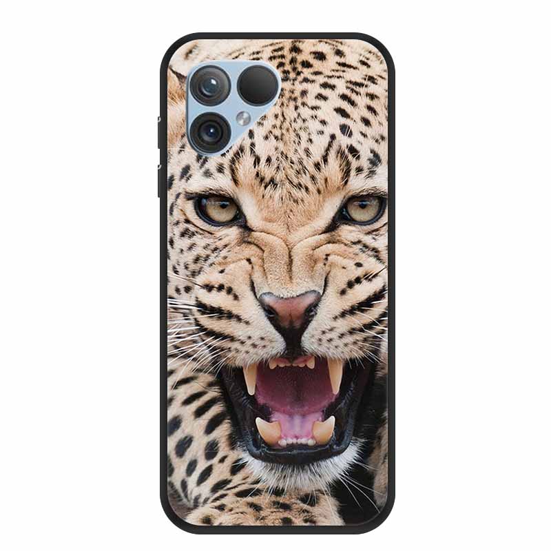 Für Fairphone 5 Hülle 6,46" TPU Tiere Weiches Silikon Stoßfänger Rückseite Handyhüllen für Fairphone5 5G Wolf Cool Schutz Fundas