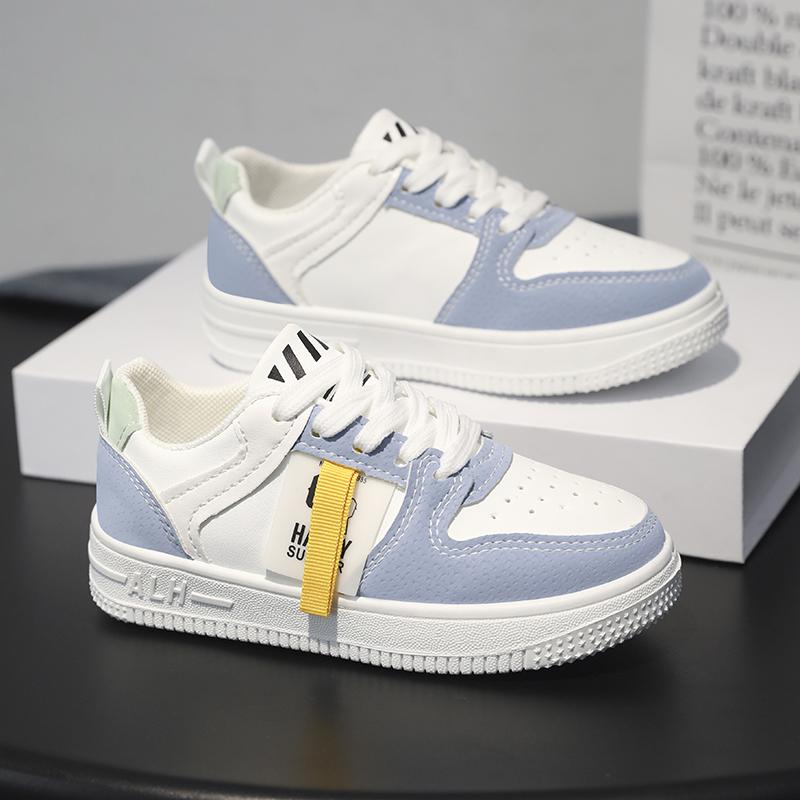 

Дитяче взуття Four Seasons з низьким верхом, дихаюче взуття для скейтбордингу, діти, учні, тренди, спортивні заняття для бігу, хлопчики та дівчата, зручні кросівки 38 синій