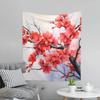 Hanging Red Plum Blossom Tapestry for Bedroom Personalized Tapestry Custom Backdrop Banner Aesthetic Wall Tapestries Wall Art