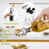 Automatische auslaufsichere Glas-Öl-Spenderflasche für die Küche - Perfekt für Sojasauce, Essig, Kochwein und Gewürze