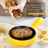 Cocedor y Freidora Eléctrica de Huevos Compacto de Doble Capa con Apagado Automático