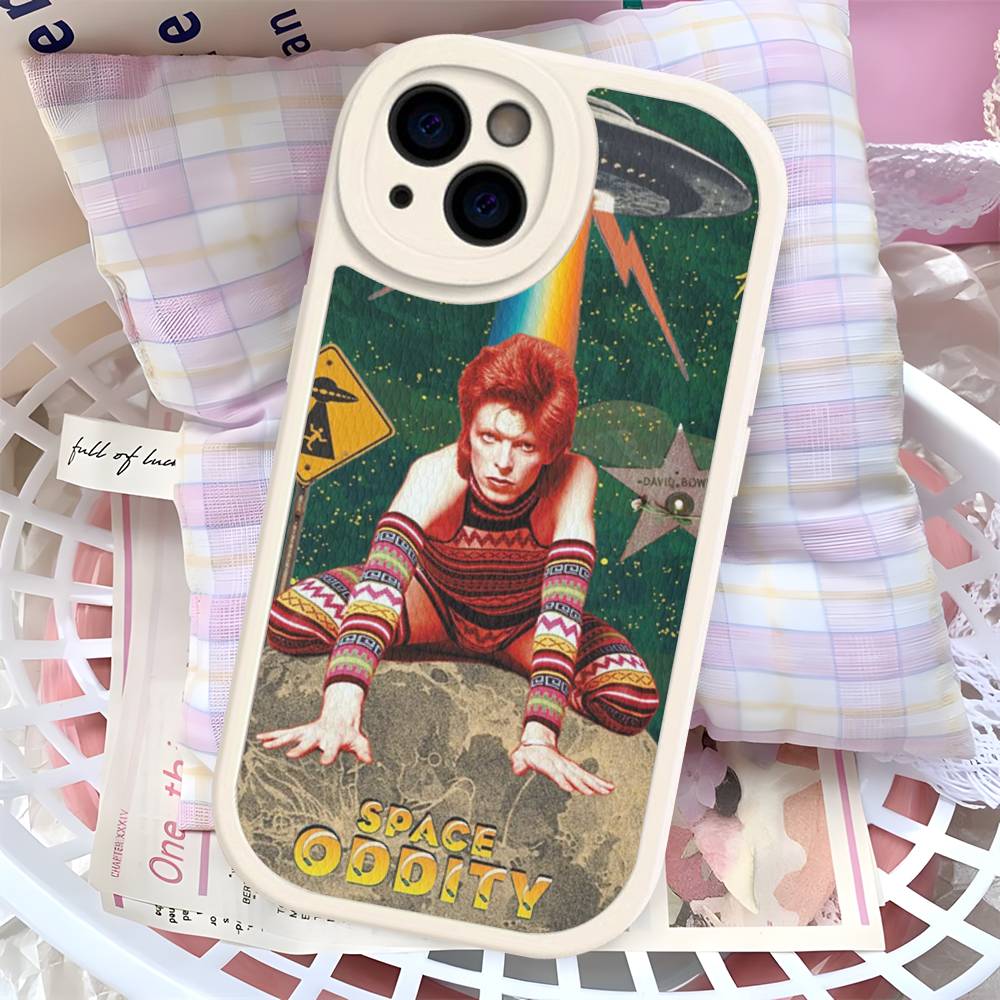 

D-David Singer B-Bowie Phone Case Hard Leather For iPhone 14 13 16 Mini 15 14 11 12 Pro Max Plus Fundas iPhone 15 pro