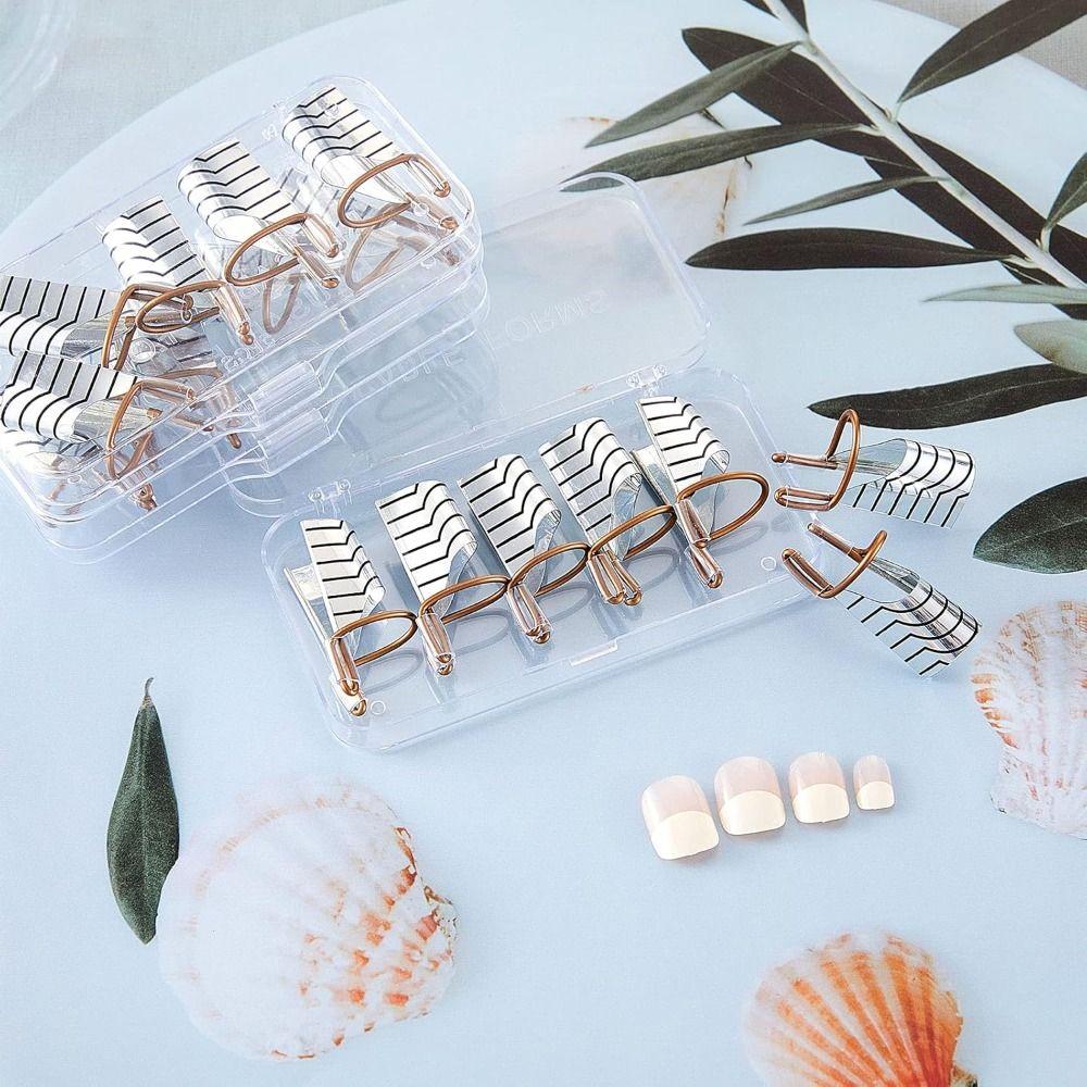 5PCs Flexible Nail Forms Adjustable Manicure Tool for Nails Extension Tips