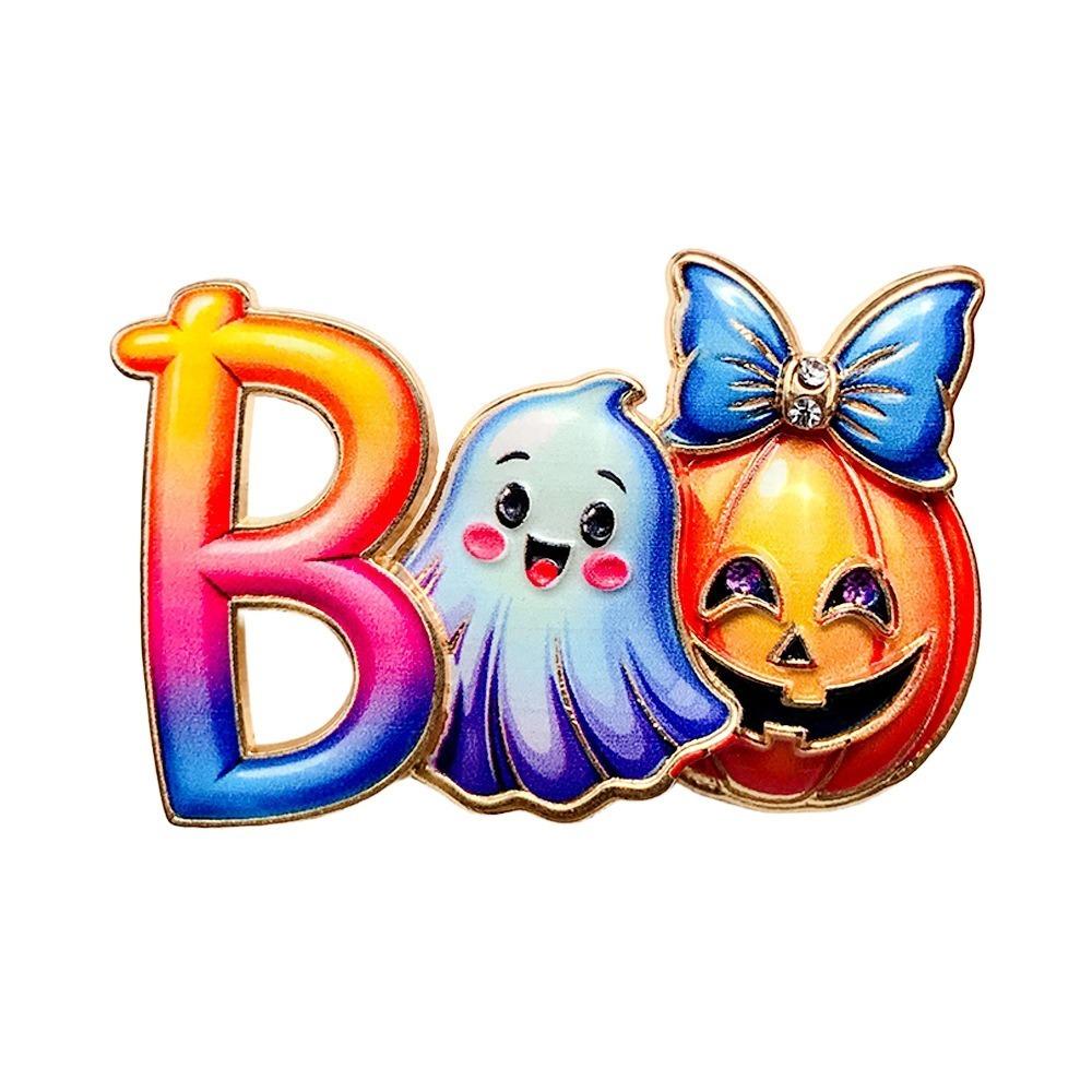 Cute Halloween Enamel Brooch Zinc Zinc Alloy Coat Suit Decor Brooch Ghost Pumpkin Brooch Pin Holiday Party Brooch Pin