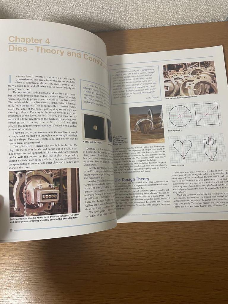 [USED] Foreign books ceramic extruding string making machine clay pottery potter's wheel art