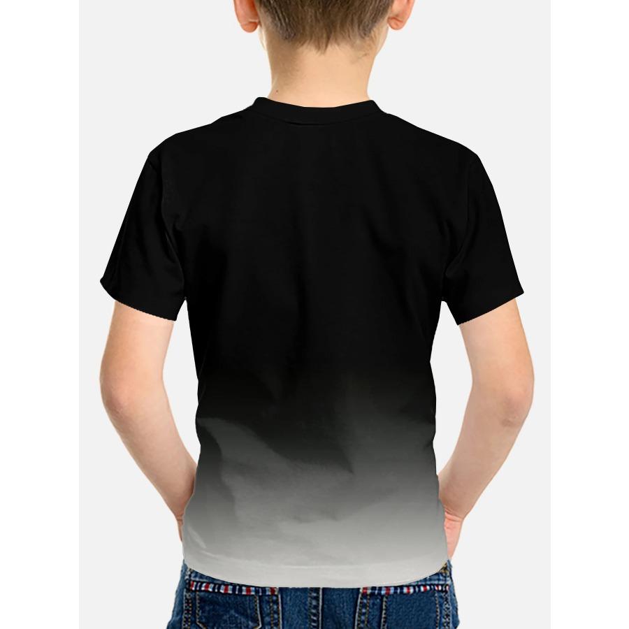 Kindermode Sommer gedruckt 3D T Shirt Jungen Tees Casual Kurzarm O Hals Mädchen Tops