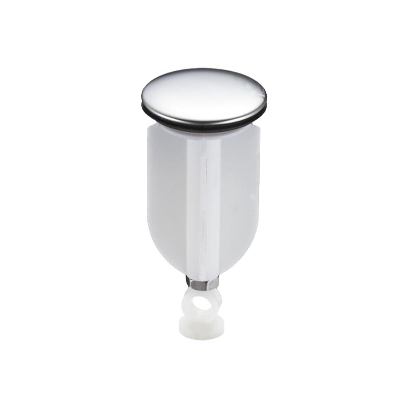 Modern Design Stainless Steel Catapult Launching Device Press-Activated Drain for Hotel Basin Use (White,Plastic) белый