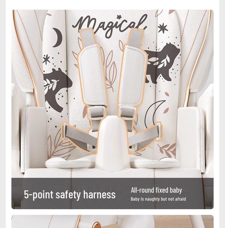 Portable Multifunctional Baby High Chair: Folding Infant Seat and Dining Table Combo