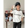 Boys' Letter Printing Short-sleeved Summer T-shirt for 110-160cm Boy T-shirts