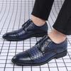 New Men Plus Size Business Formal Casual Splicing Carving Breathable Comfortable Classic Youth Fashi Shoes