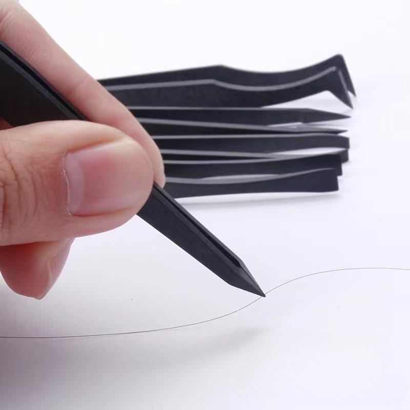Watch Repair Tool Antistatic Carbon Fiber Tweezers Plastic Tweezers For Watchmaker