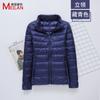 Down jacket women's new short light and thick warm and slim fashion jacket