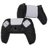 PlayVital PS5 Controller Ergonomic Soft Controller Silicone Grip Case with Thumbstick Compatible with PS5 Controller Charging Stand Edition Cover,