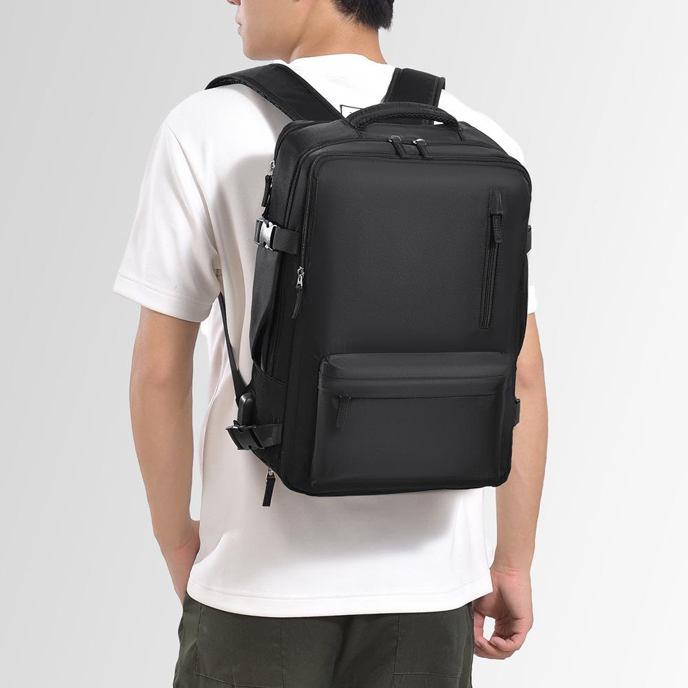 School Bag Female High School Student Backpack Travel Large Capacity Expandable Commuter Computer Bag Multi-Function Advanced Sense Backpack