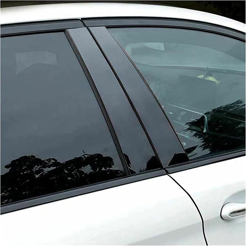 6pcs Window Door Column B C Pillar Post Cover Trim For Kia Sportage 2011 2012 2013 2014 2015 2016 Decoration Stickers