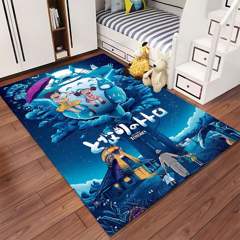 My Neighbor Totoro Carpet Suitable As a Non-slip Mat for the Living Room or Bedroom Sofa