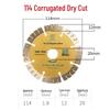 Marble & Granite Dry Cutting Diamond Saw Blade - 114mm Dry Cutting King Blade for Stone & Marble Sheets