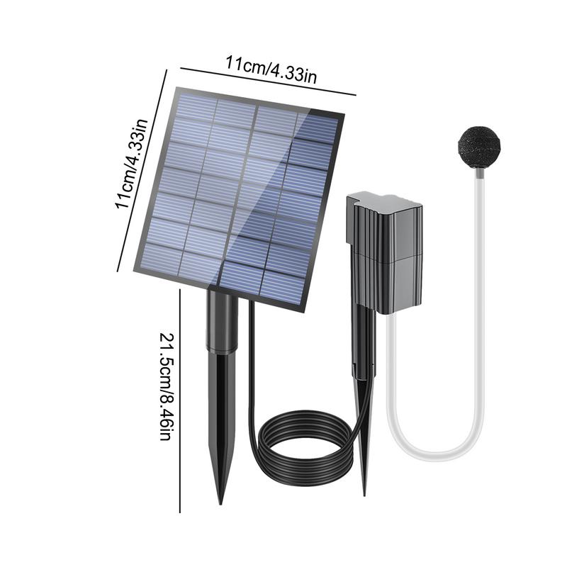 Air Pump For Aquarium Fish Tank Aquarium Aerator Aerator Pump Adjustable Pond Aerator Air Bubbler Solar Air Pump For Pond Fish