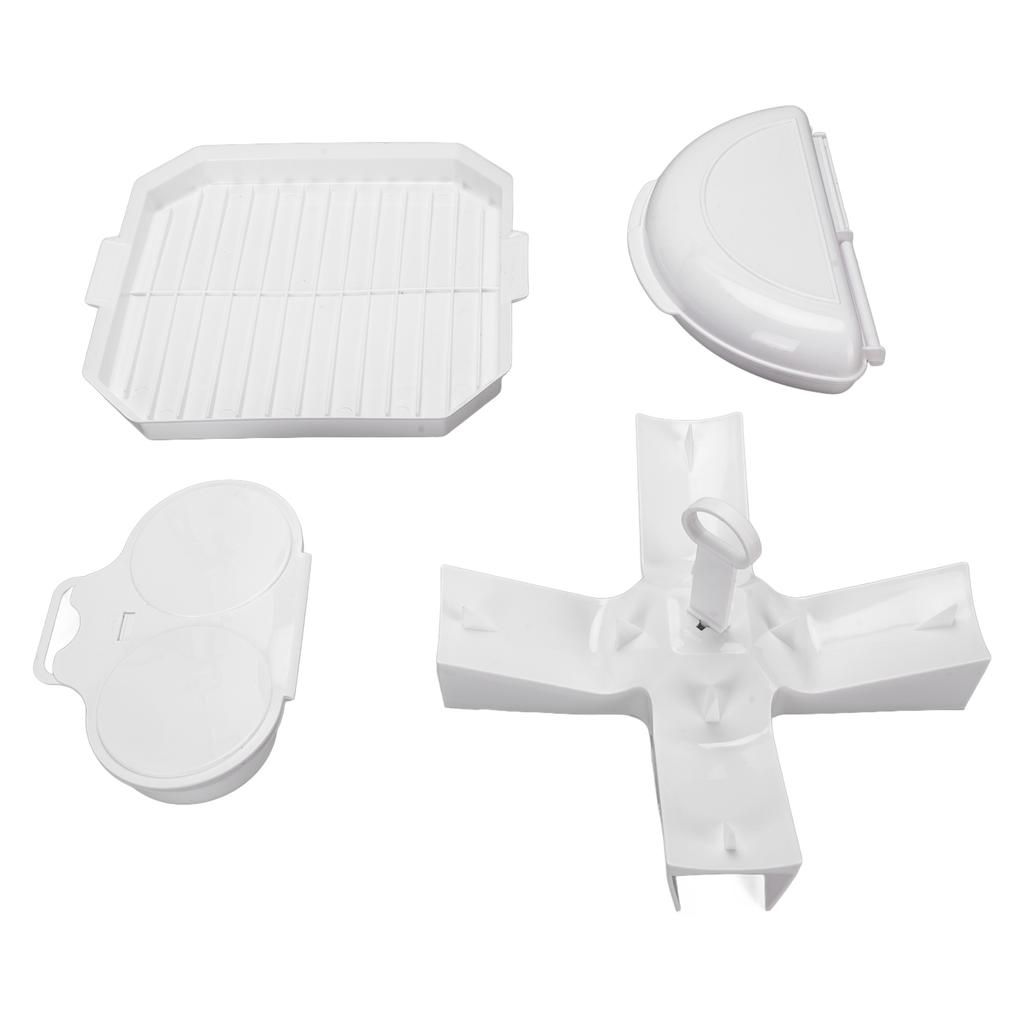 Microwave Cooking Set Bacon Tray Egg Cooker Potato Rack PP Microwave Accessories for Daily Meals