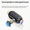 Compactly Bluetooth-compatible 5.0 Speaker Featuring Mirror Clock LED Mood Light And Freeing Hands Calling For Daily Use