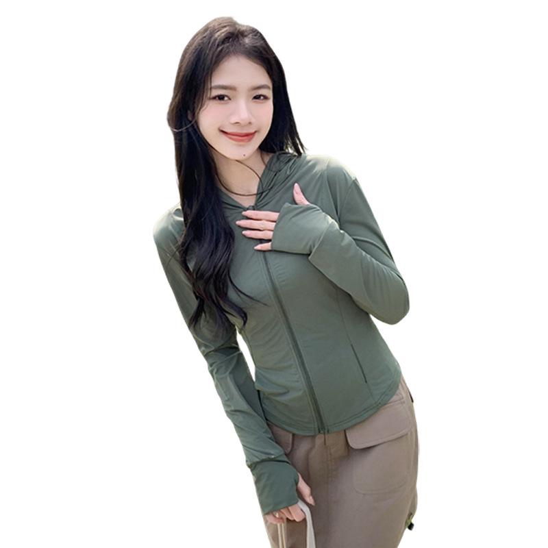 Ono Style Women's Slim Ice Silk UV Protection Jacket for Outdoor Travel