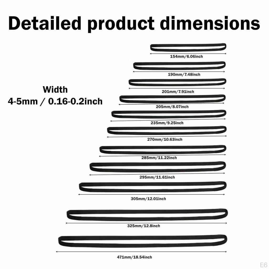 Replacement Vinyl Belt, Sturdy, Lightweight And Portable, Rubber Record Player Repair Belt for