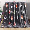 Christmas Throw Blanket,Flannel Snowflake Gingerbread 2024 Xmas Fleece Blanket,Winter Warm Soft Plush Blanket For Couch Sofa Bed