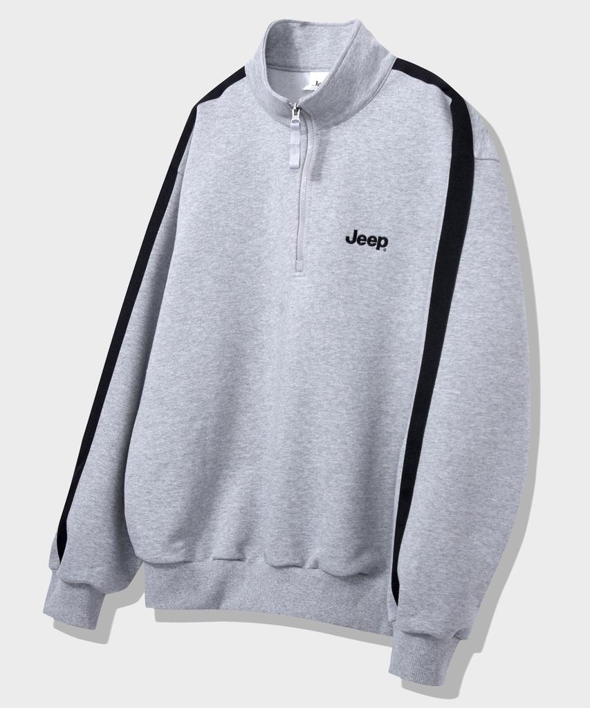 JEEP [430G] Heavyweight Track Half-Zip Sweatshirt (Jq5Tsu832Mg)