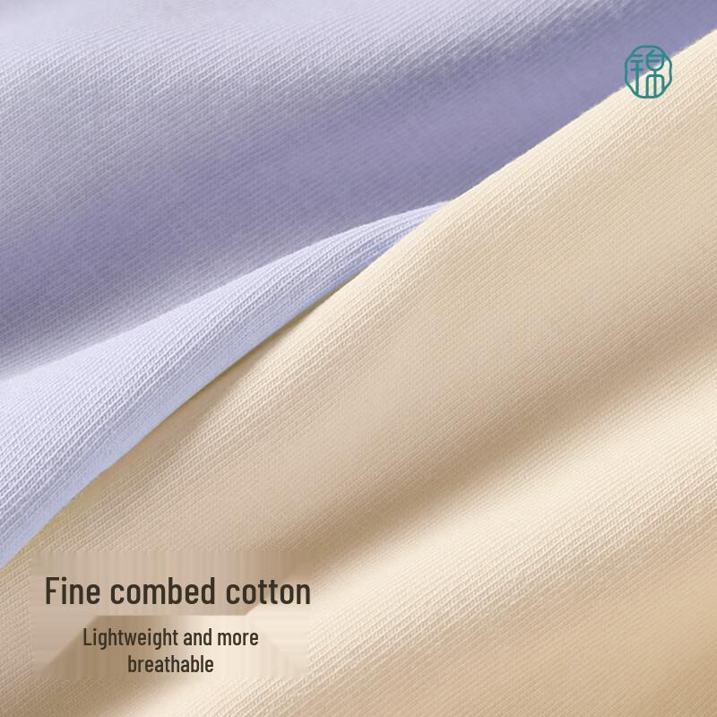 Jindu Women's Mid-Waist Anti-Chafe Cotton Safety Boy Shorts