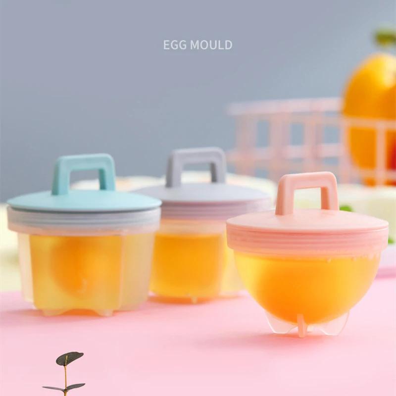 4 ST/ Set Kök Äggkokare Frukost Omelettform med Gratis Oljepensel Kökstillbehör Verktyg