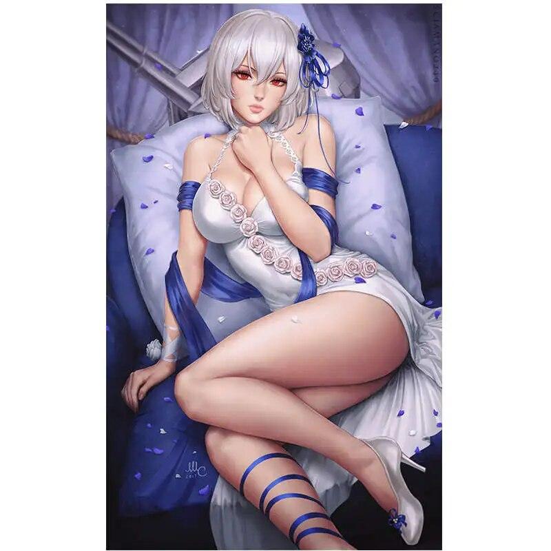 Tisk plátno hra One Piece Hancock nahá sexy dívka umění plakát obývací pokoj ložnice závěsný obrázek