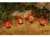 Solar Red Crackle Glass Ball Light - Waterproof Outdoor Garden & Lawn Decor