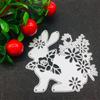 Rabbit Metal Cutting Dies Handmade Stencil Mold Embossing Pattern for Children Adults DIY Crafts Projects