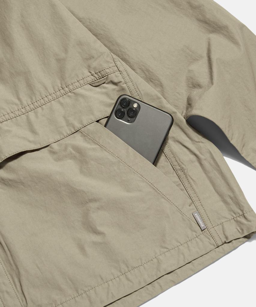 Espionage Traveler Hooded Jacket Dark Beige