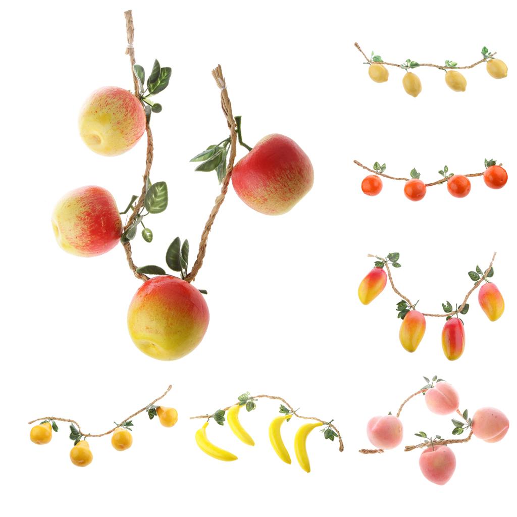 4pcs Foam Mango Model Toys Store Cabinet Decorative Fruits Kids Role Play Toy