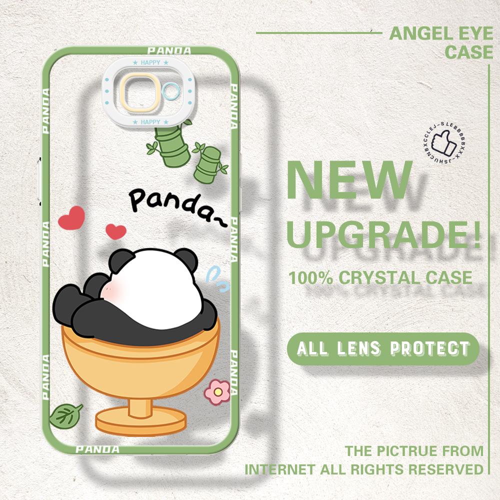 Stoßfeste Cartoon-Muster-Kristall-Handyhülle, transparent, weich, vollständiger Kameraschutz für iPhone, Samsung, Redmi, OPPO, Realme Vivo