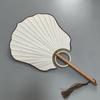Vintage Chinese Style DIY Fan Classical Round Fan Portable DIY Xuan Paper Fan  Room Decorations