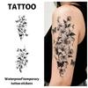 Flower Butterfly Temporary Tattoo Sticker Long-Lasting And Waterproof Realistic Fake Tattoos For Women For Arm Chest Leg