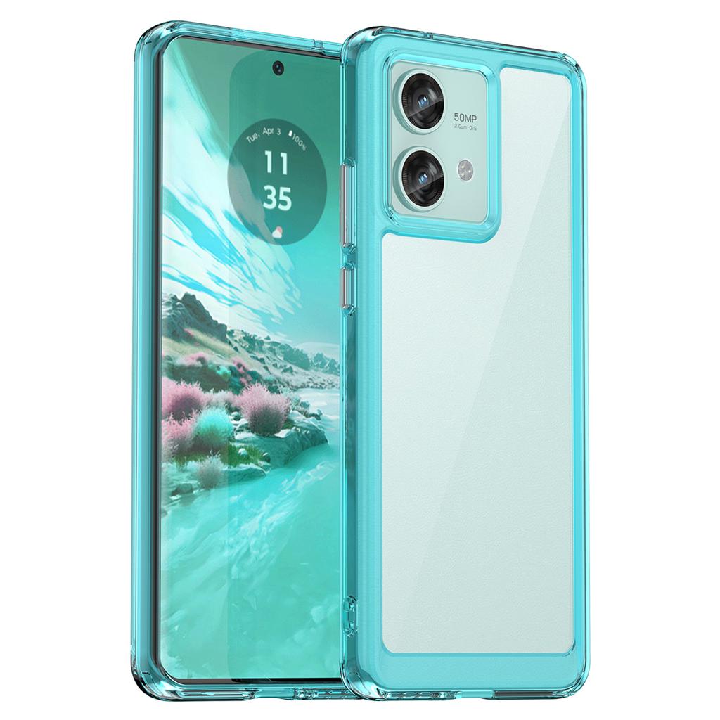 For Motorola Edge 40 Neo 5G Case Anti-scratch TPU+Acrylic Cellphone Back Cover