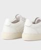 Panicale Beige Retro Leather Sneakers