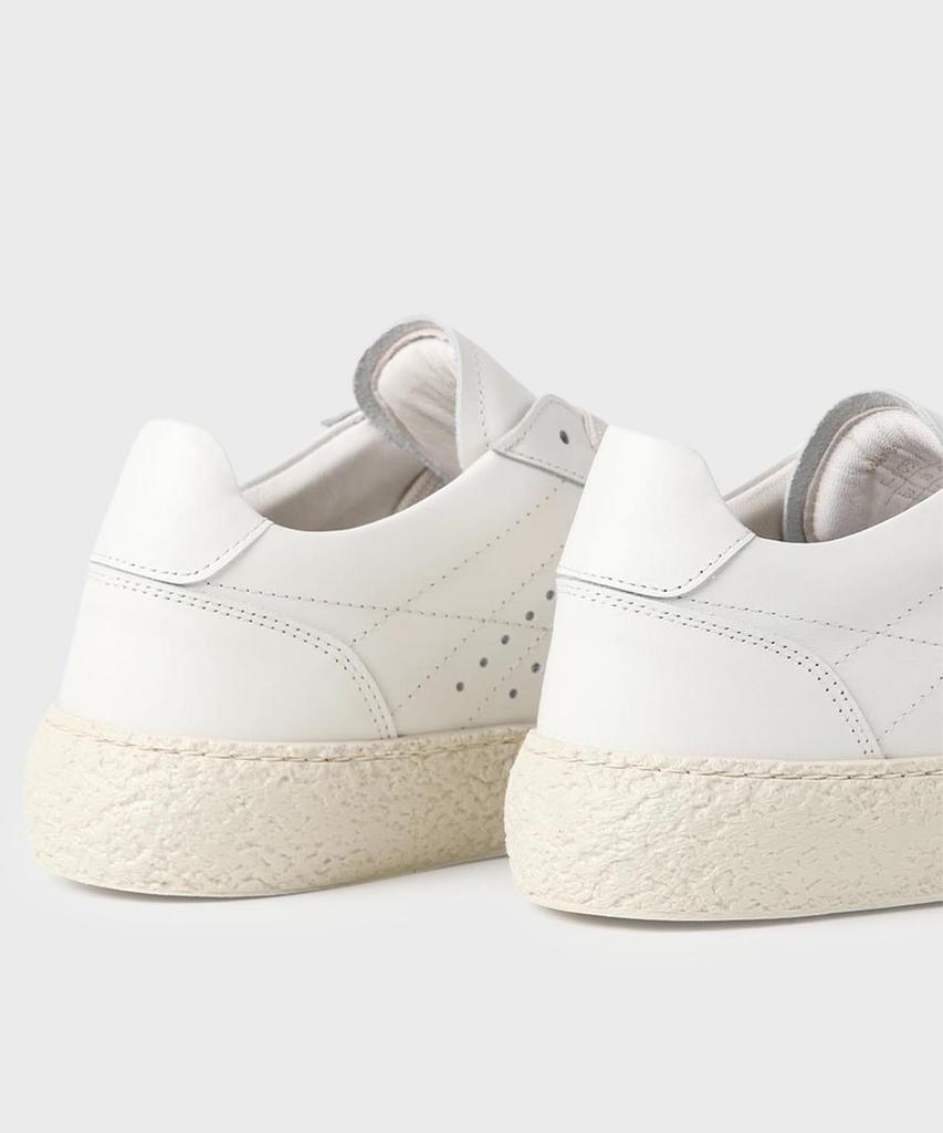 Panicale Beige Retro Leather Sneakers