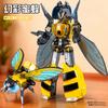 2-In-1 Insect Mecha Transformation Plaything Dragonfly Mantis Spider Scorpion Tiger Shark Transformable Robot Toys Children'S Plaything Present
