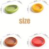 Silicone Fruit Box Set 4Pcs - Large, Transparent, Airtight, Reusable, BPA-Free