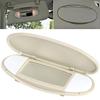 Sun Visor Mirror Cover 1 Pcs Beige Car Accessories