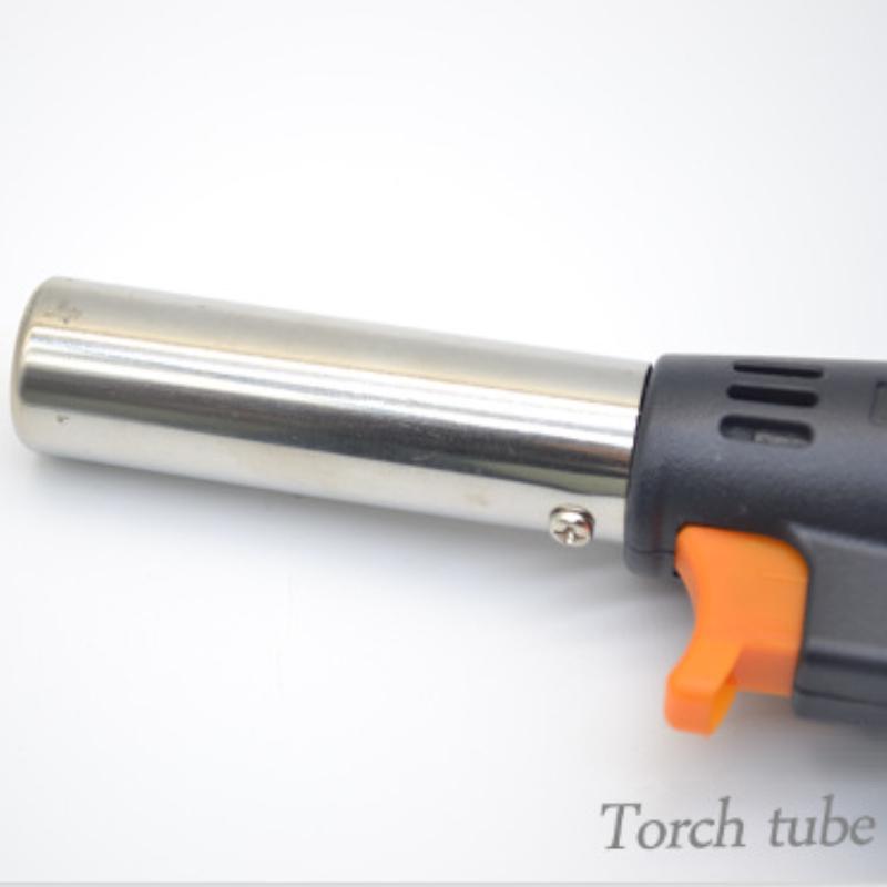 Adjustable Flame Gas  Welding Torch Outdoor Camping BBQ Cooking Piezo Ignition Windproof Easy to Carry